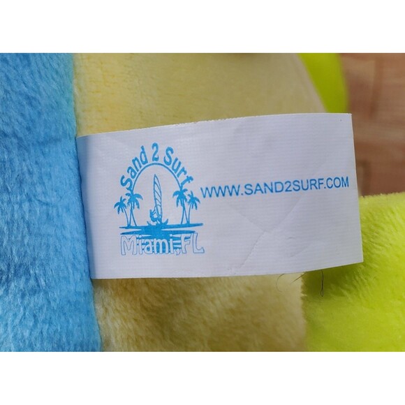 Sand 2 Surf Turtle Nassau Bahamas 16" Plush - Picture 6 of 7